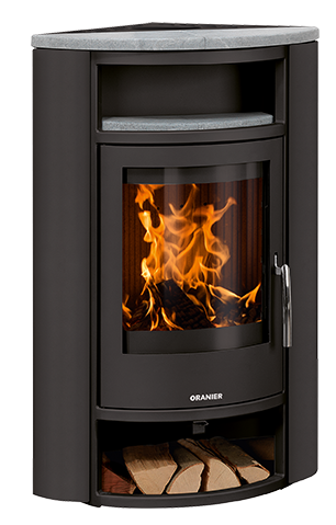Oranier Polar Eck Stahl schwarz