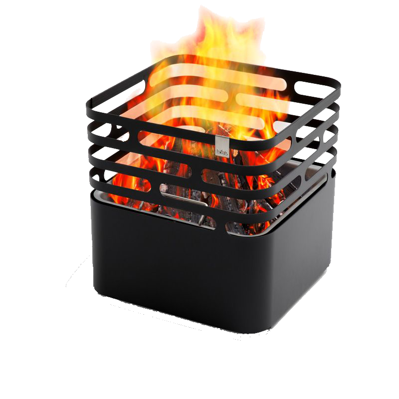 höfats CUBE Feuerkorb Schwarz