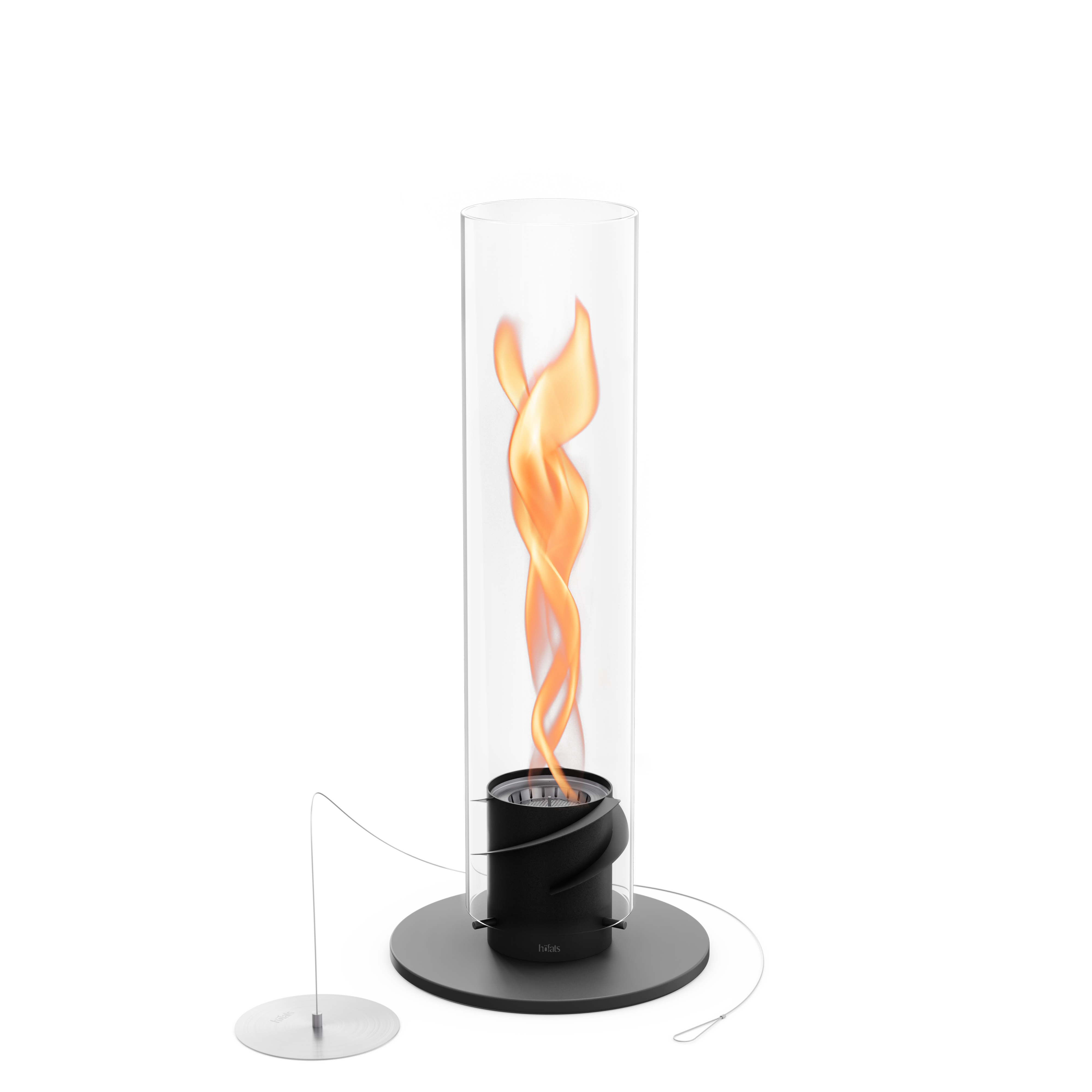 höfats Tischfeuer SPIN 1200 schwarz
