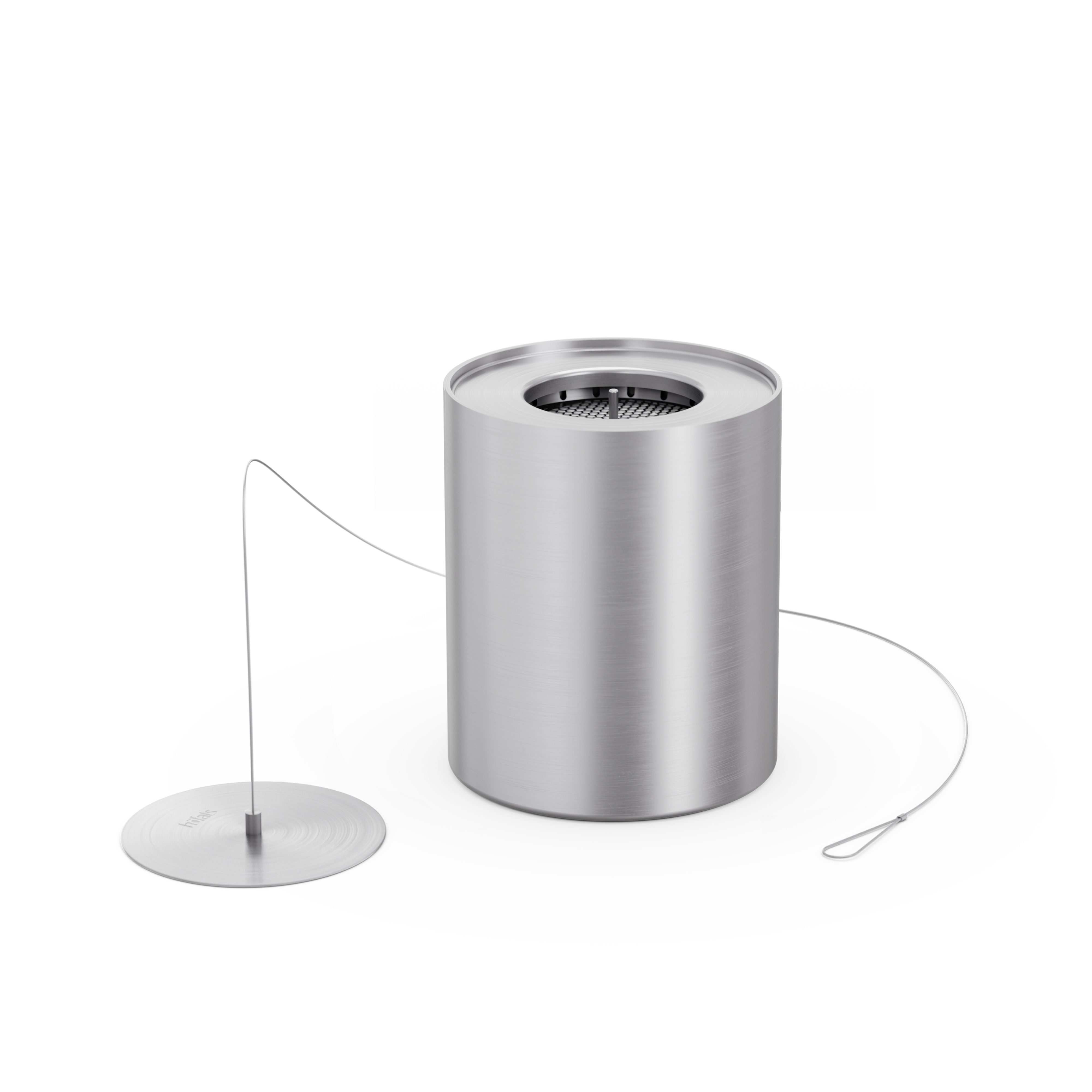 höfats SPIN 1200 Bio-Burner mit Eco-Ring und Löschdeckel