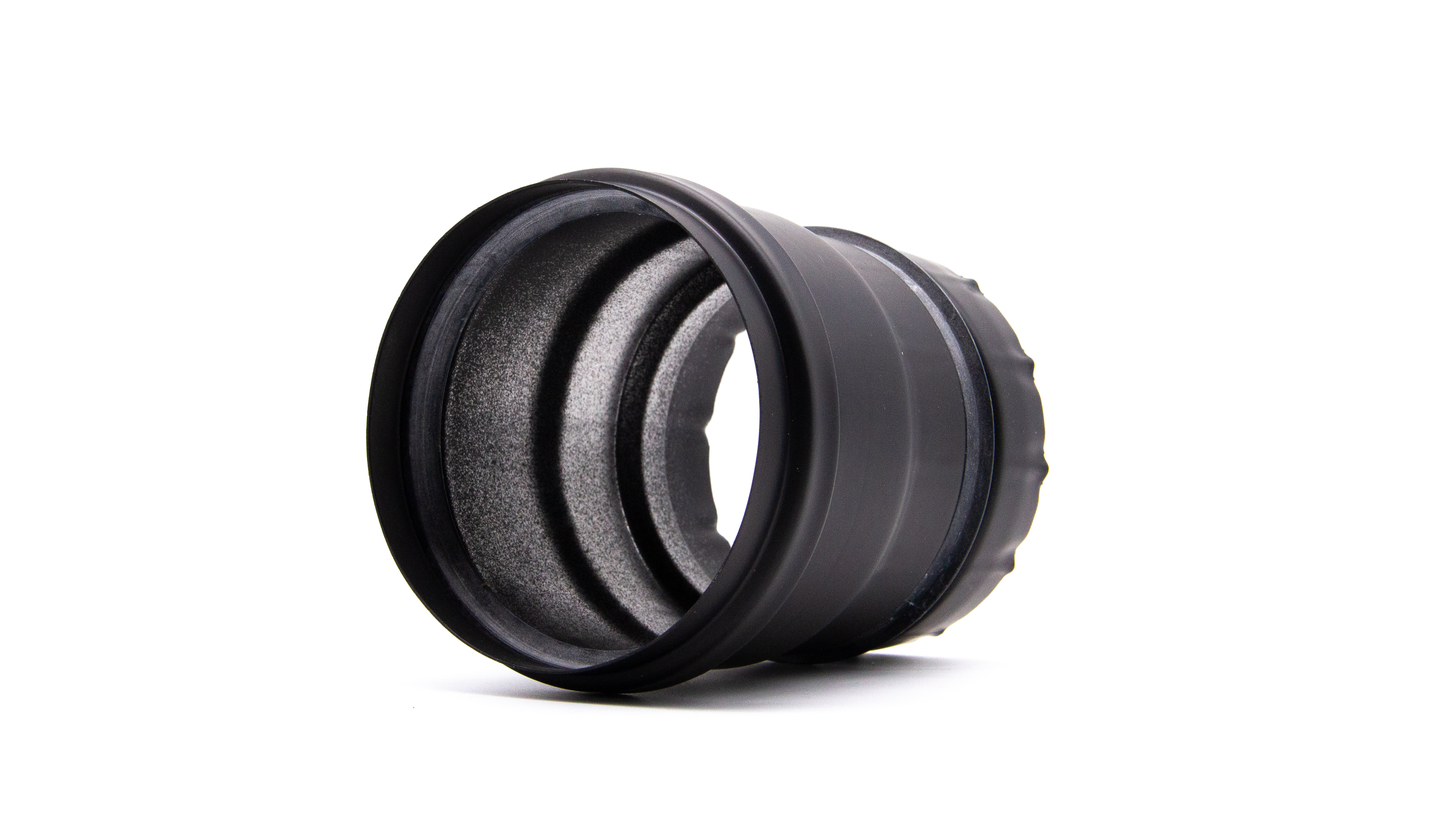Ofenanschlussstück 100mm schwarz