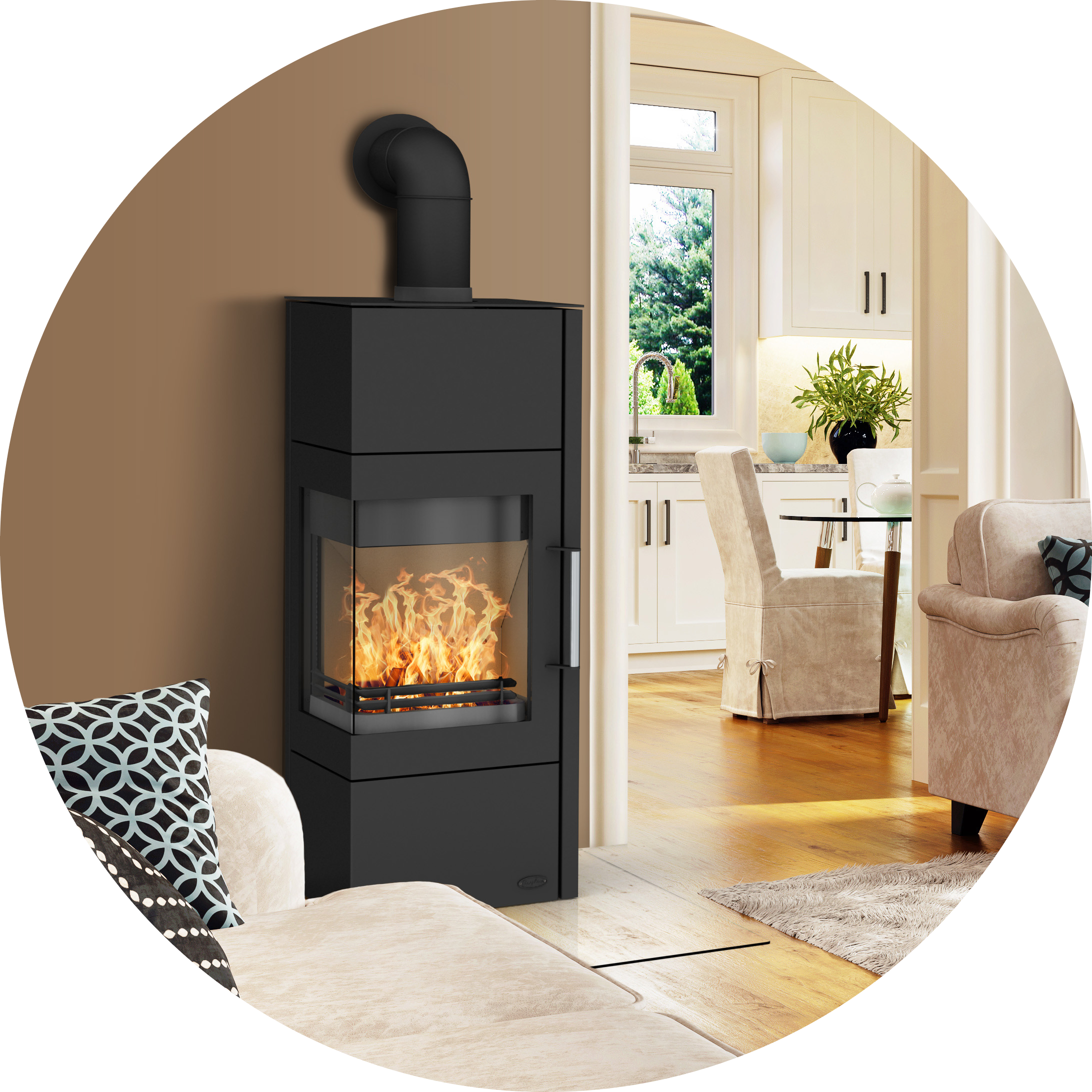 Fireplace Kaminofen Royal Stahl