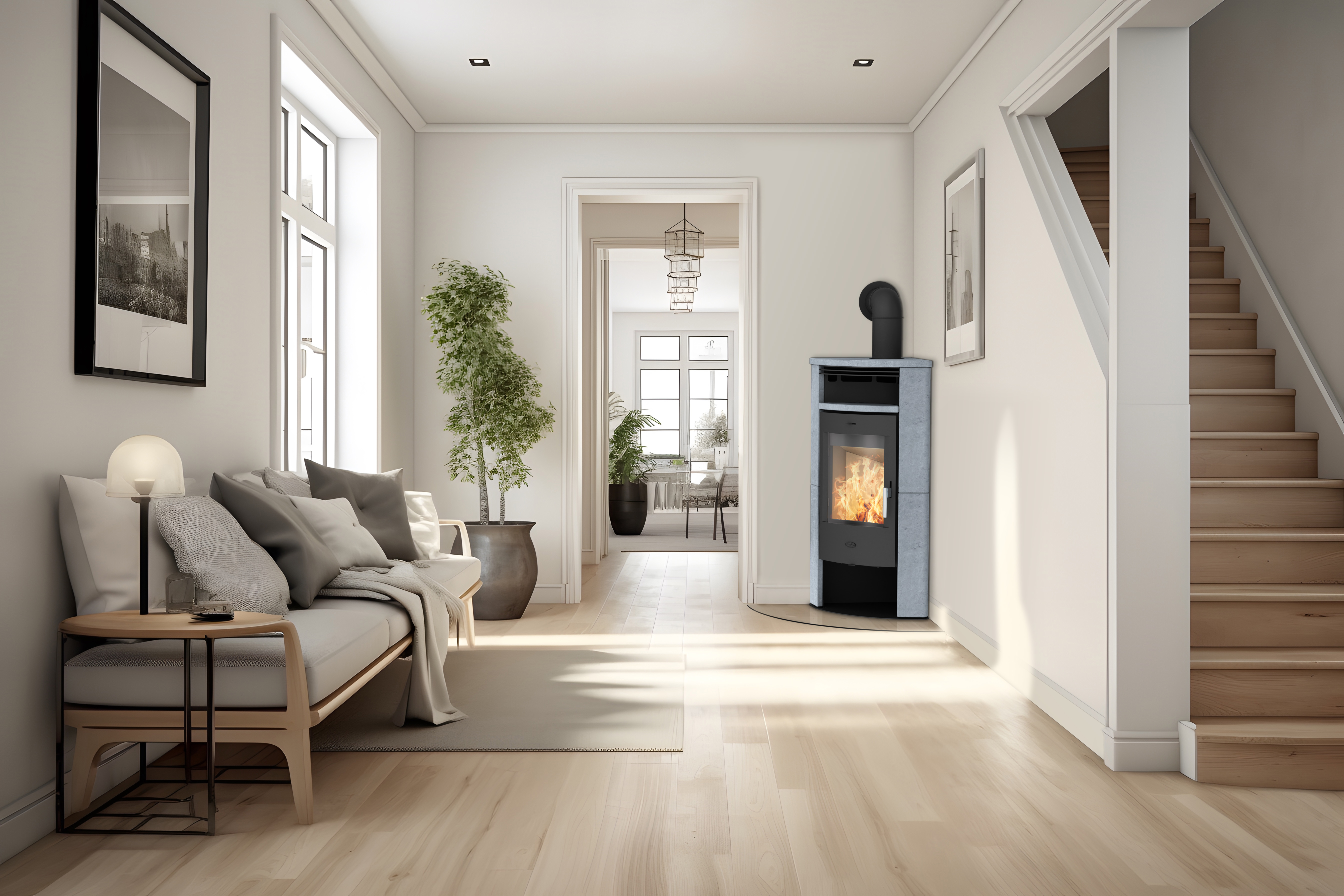 Fireplace Kaminofen Malta Speckstein