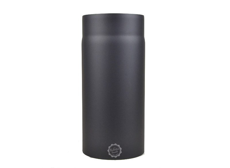 Ofenrohr Pelletofen, eingezogen mit Dichtung 80 x 500 mm schwarz