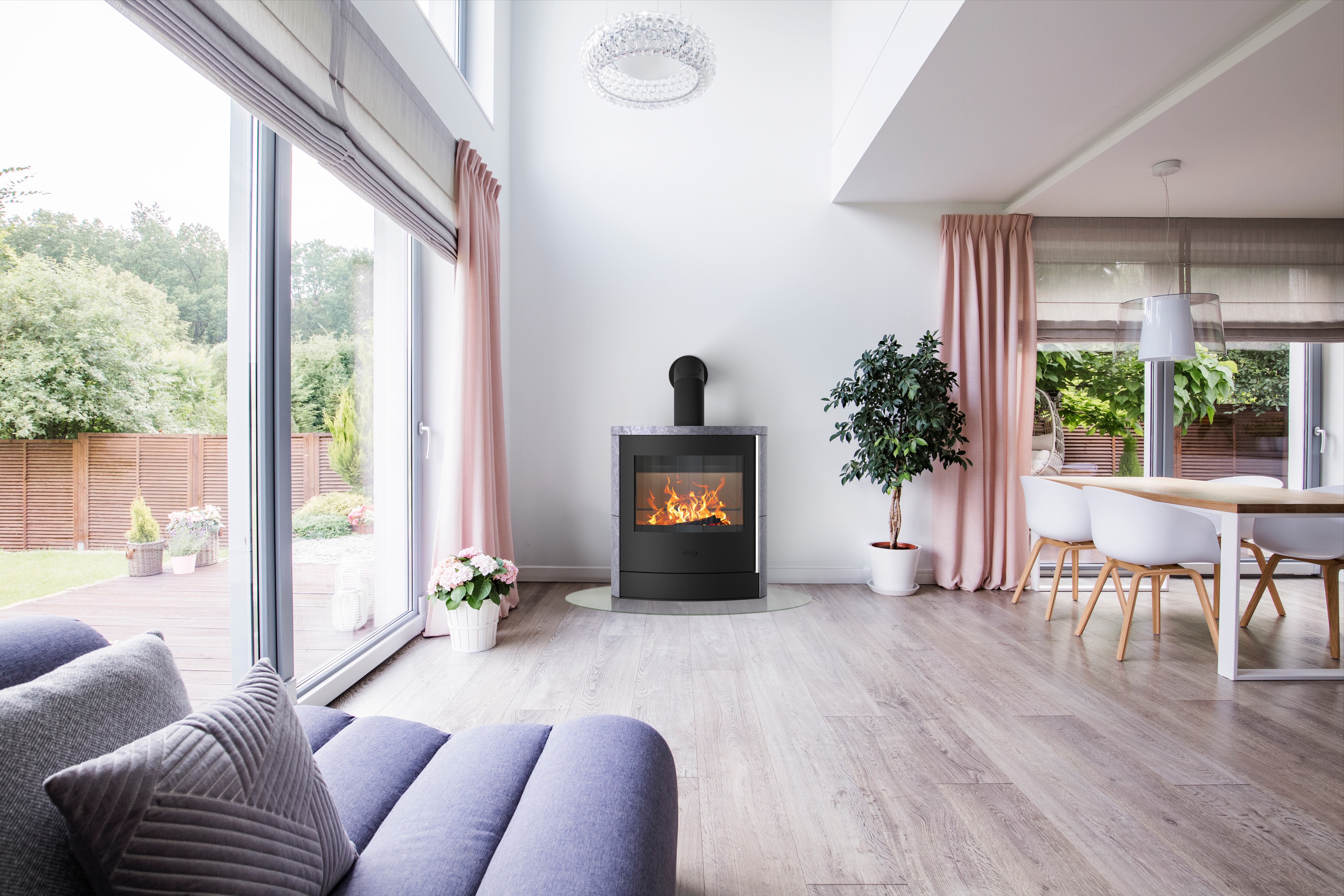 Fireplace Kaminofen Adamis Speckstein