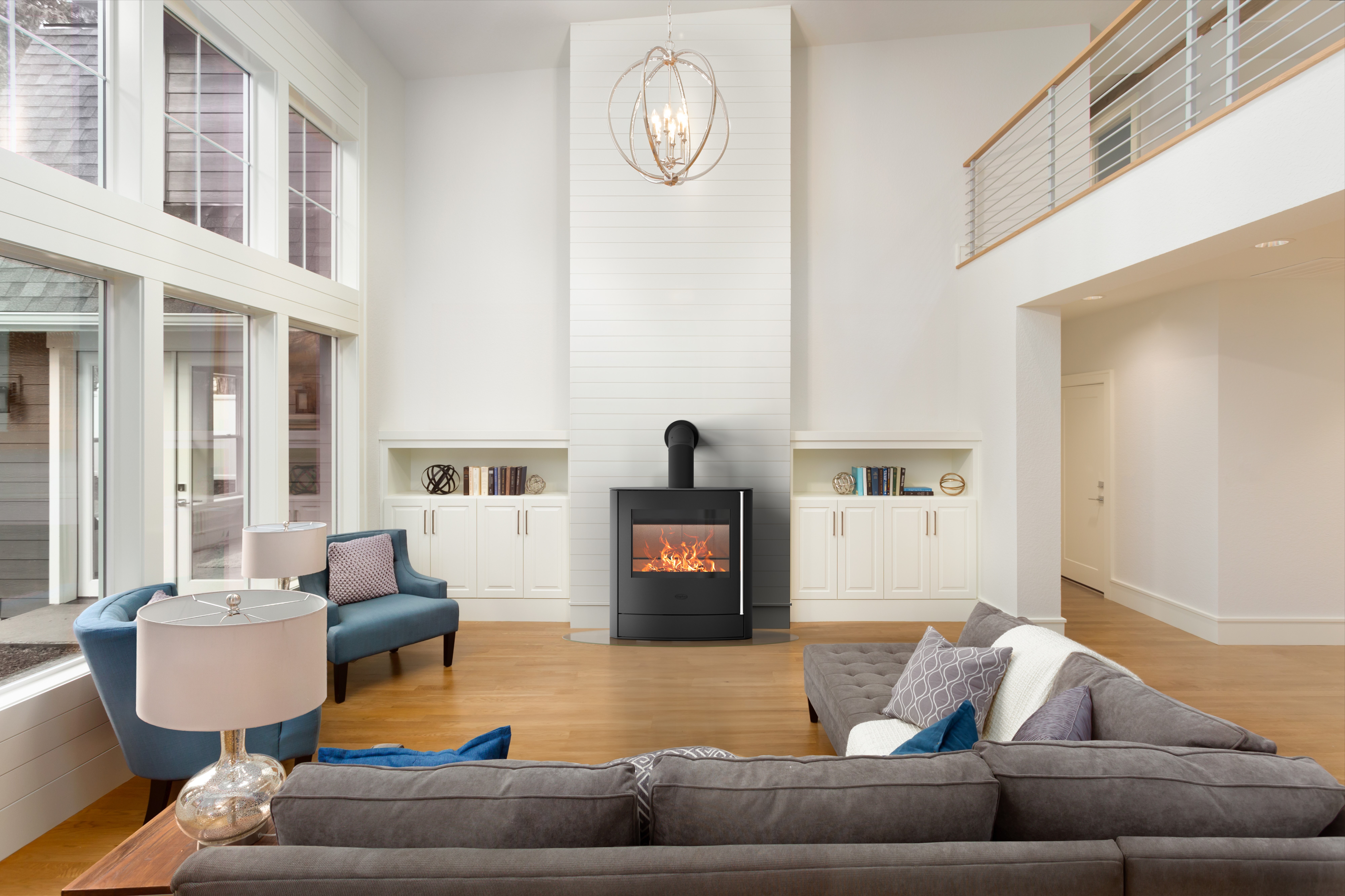 Fireplace Kaminofen Adamis Stahl
