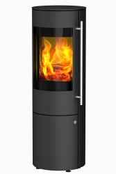 Olsberg Tipas Plus Compact Stahl schwarz, Keramikverkleidung Caffe Freddo