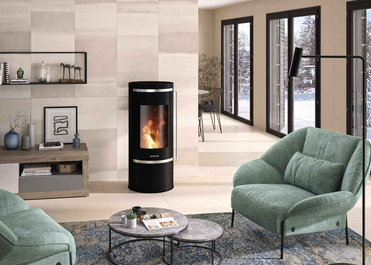 Oranier Carus 2.0 Stahl Speckstein