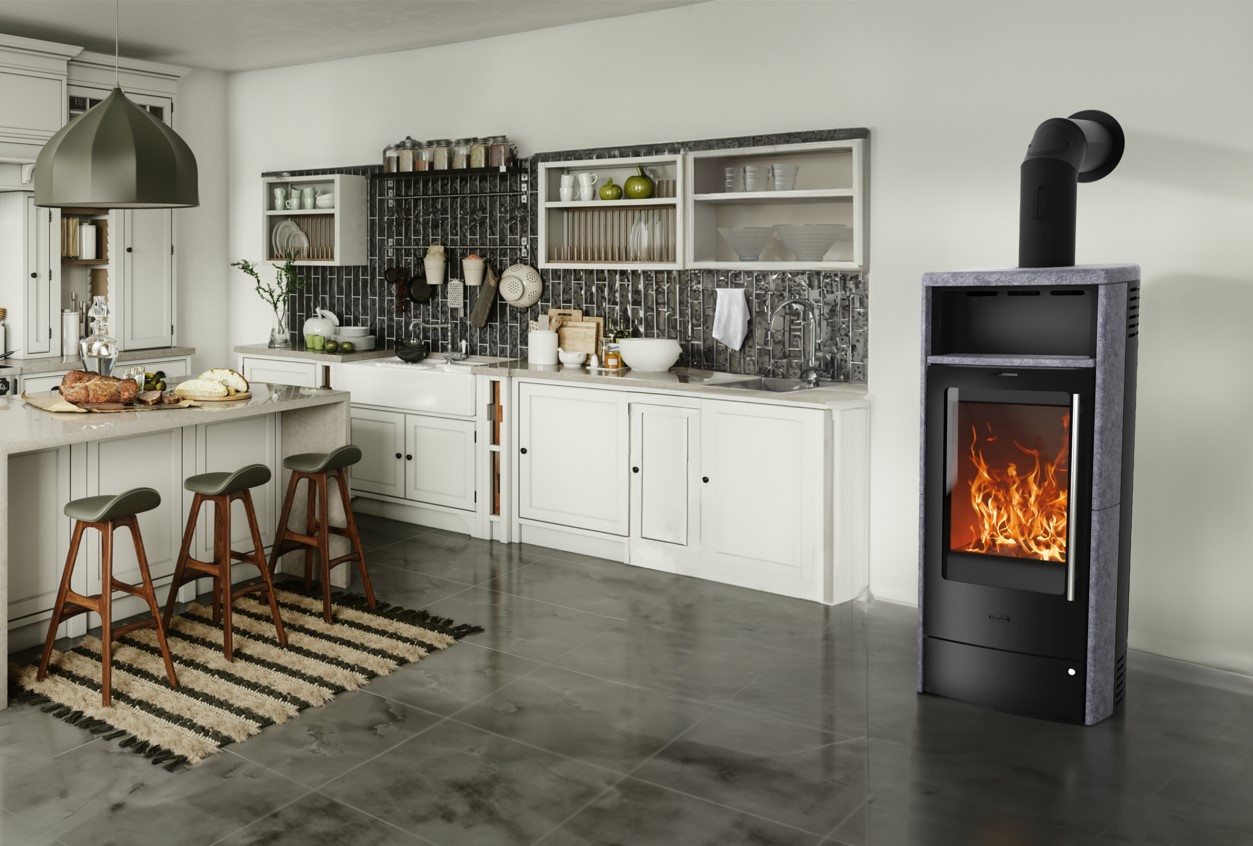 Fireplace Kaminofen Torino Speckstein