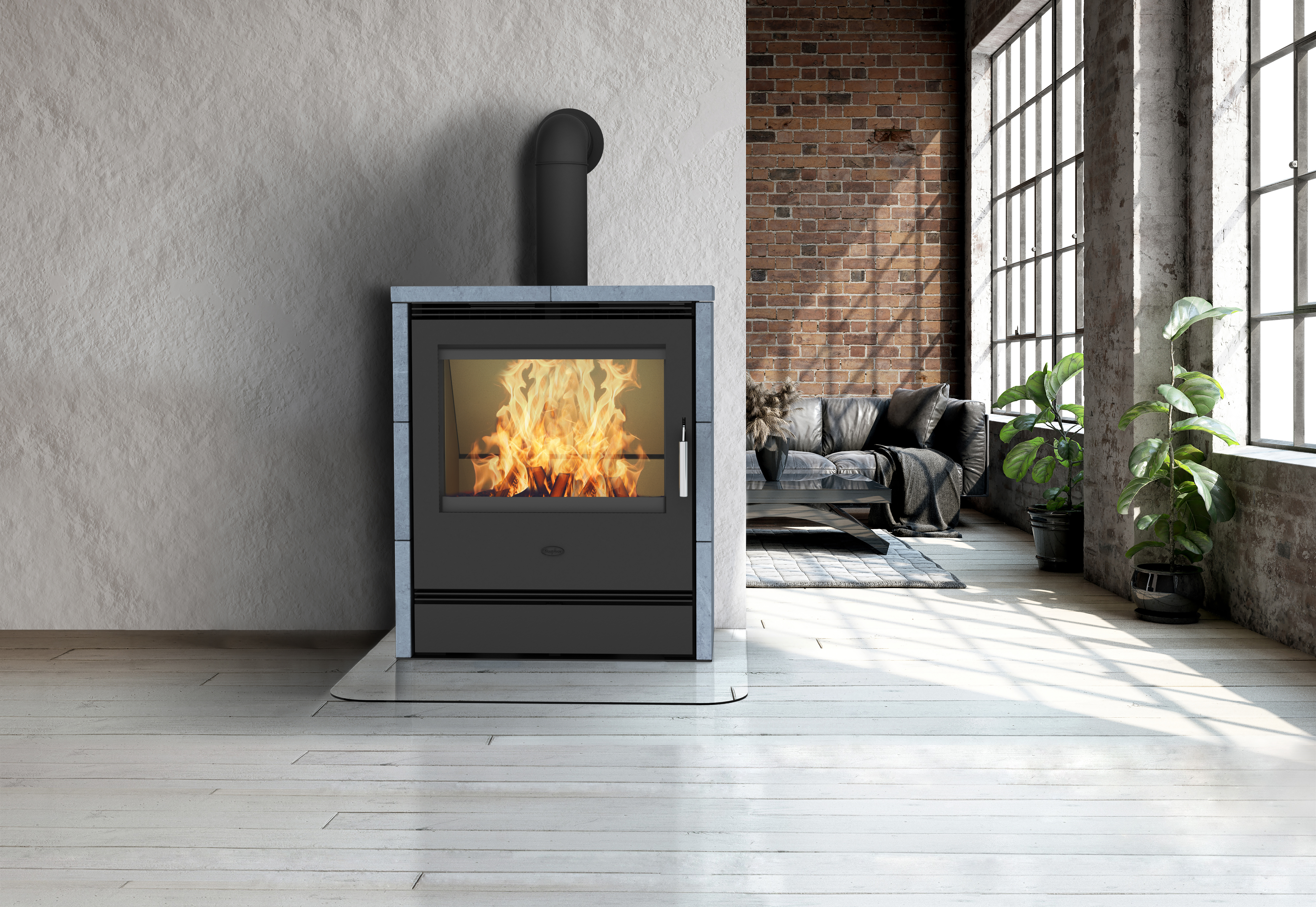 Fireplace Kaminofen Rönky Speckstein