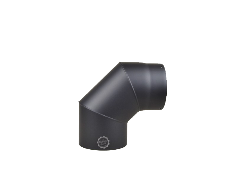Bogen 90° ohne Tür (2mm Stahl) 150mm gussgrau