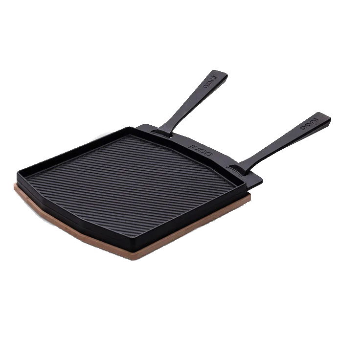 Ooni doppelseitige Grillpfanne aus Gusseisen